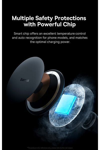 Baseus Magnetic Wireless Charging Car Mount 40W (Wireless Charging 15w+USB-A 25W)