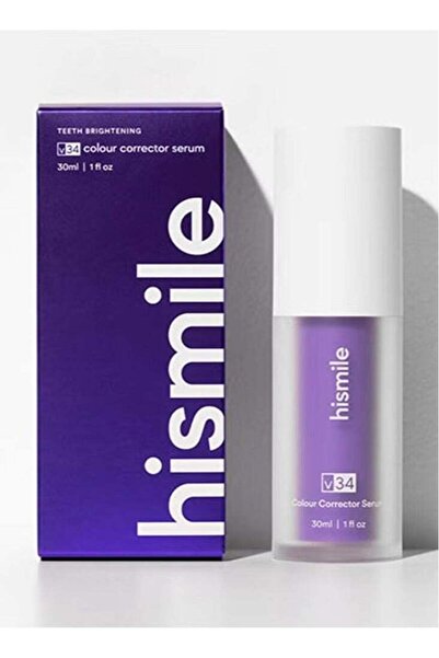 Hismile سيروم تصحيح لون الأسنان V34 30 مل - تفتيح الأسنان باللون الأرجواني