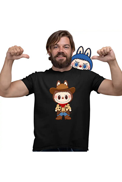 OEM Tricou Barbati Labubu Cowboy