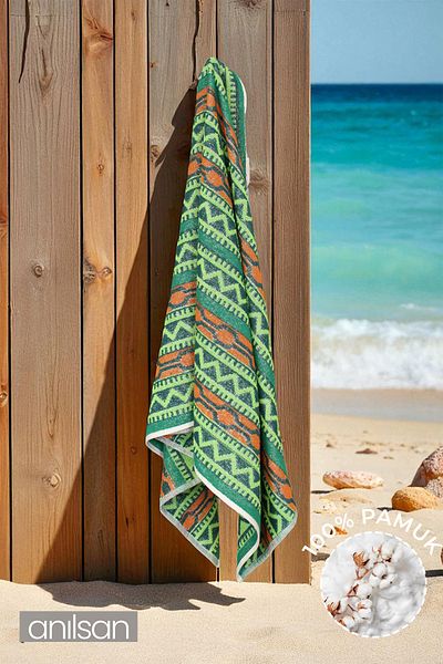 Anılsan Sahara Beach Towel 100% Cotton 70X140