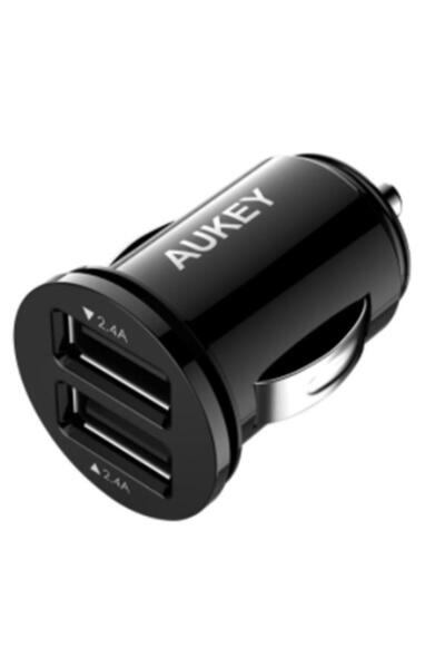 AUKEY Încărcător auto CC-S1, 2 x USB, 4.8A (Negru)