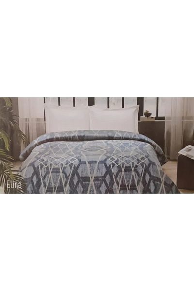 TAAC Double Cotton Blanket - Elina - Blue