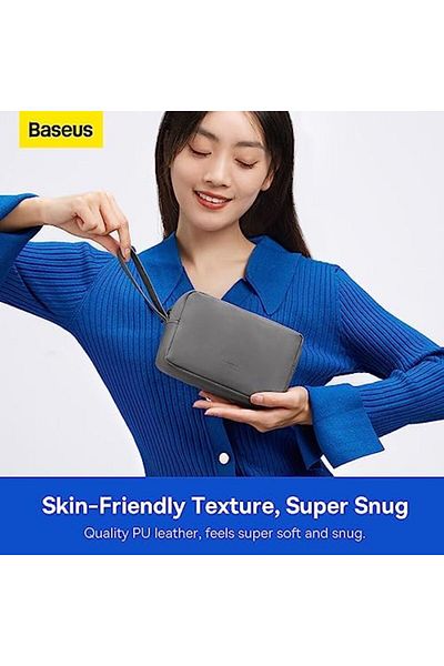 Baseus Easy Journey Cable Organizer Bag - Dark Gray Nylon