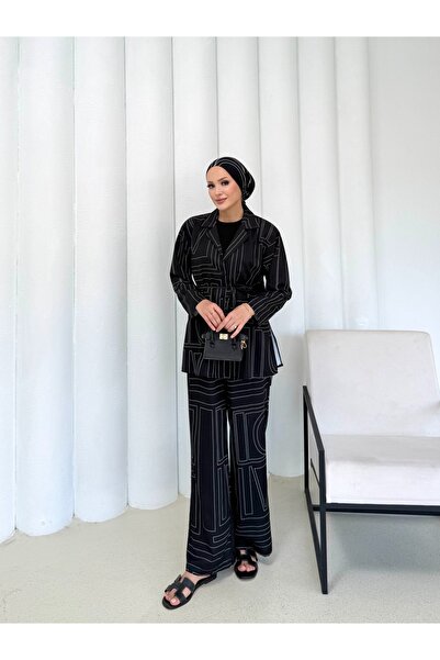 Melike Tatar Σετ με σχέδια με γραμμές 32-2386