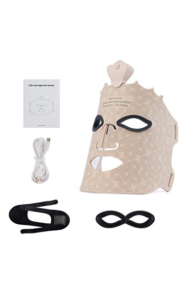 choice2 قناع الوجه LED من السيليكون فوتون 7 ألوان من NO-BOX قناع تجميل الوجه ...