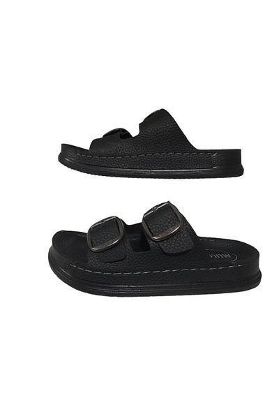 MULEX Adjustable Orthopedic Women's Slippers Black Color Ultra Soft Sole