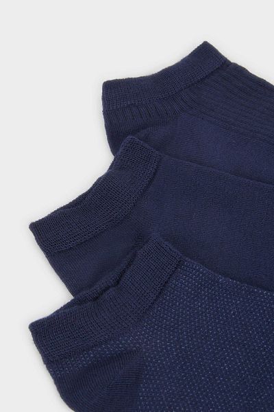 DeFacto Men's Seamless 3-Piece Bamboo Booties Socks F4292Axns