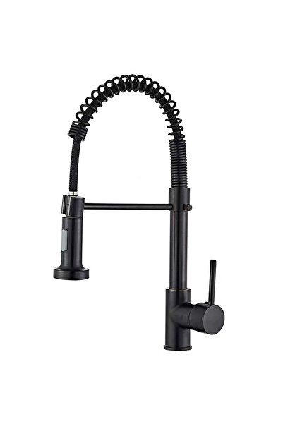 EqiEch صنبور مطبخ قابل للسحب، تدفق مياه ثنائي الوضع، دوران 360 درجة، موفر للم...