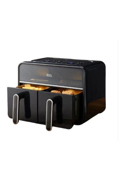 morphy richards Morphy Richards MUC-ADT4B double hot air fryer, 1500 W, 7.2 l, Adjustable temperature (Black)