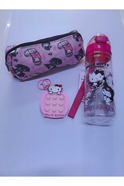 GC GÖKHAN CLUB Θήκη στυλό Hello Kitty, μπρελόκ, ποτηράκι νερού