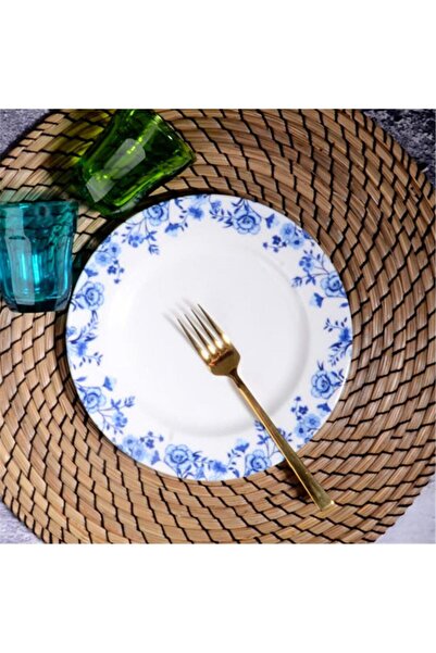 Kosova Pst-0040 Yuv.Pasta Plate 20 cm Blueflower