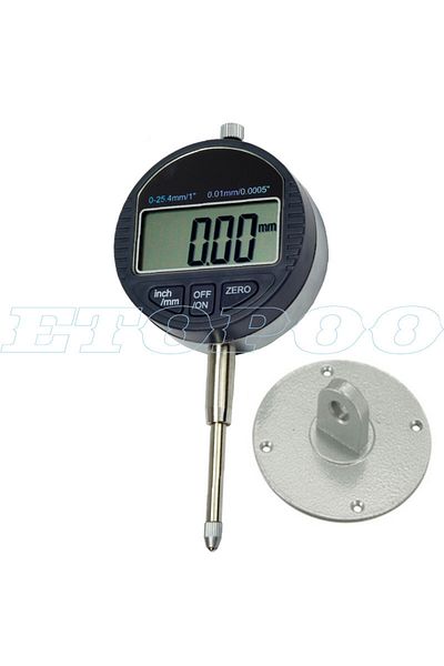 Choice5 25.4mm indicator Digital Dial Indicator 0-12.7mm/0.5'' 0-25.4mm 0.01mm Mini Magnetic Base Holder Ga
