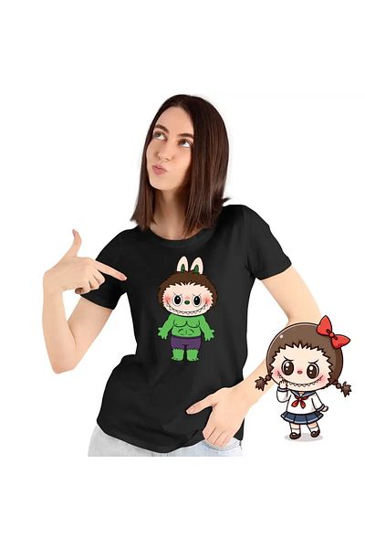 OEM Women's T-shirt Labubu Hulk