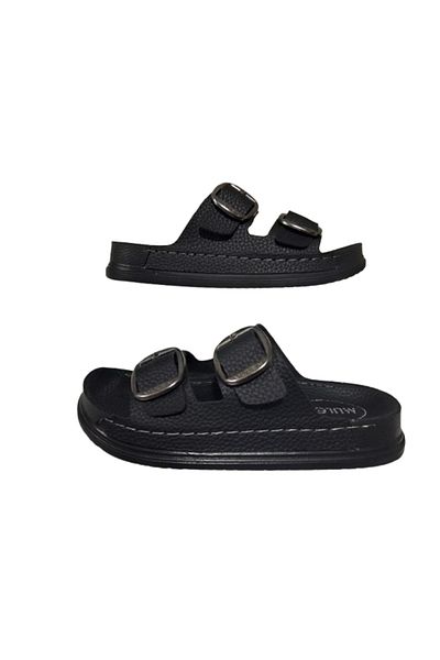 MULEX Adjustable Orthopedic Women's Slippers Black Color Ultra Soft Sole