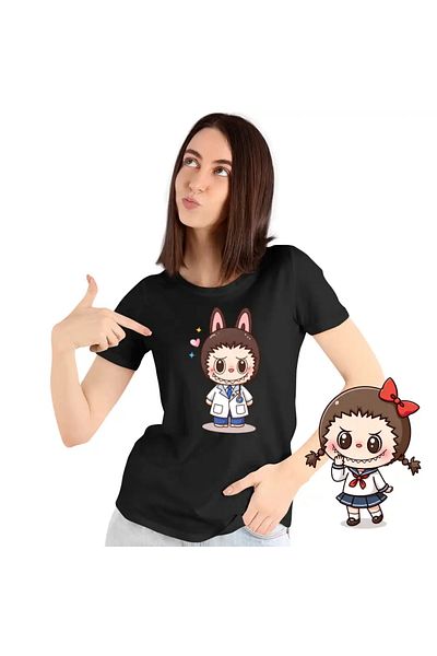 OEM Women's T-shirt Labubu Doctor