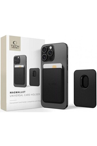 Tech-Protect Portofel MagSafe, Tech-Protect, Magwallet Carbon (negru)