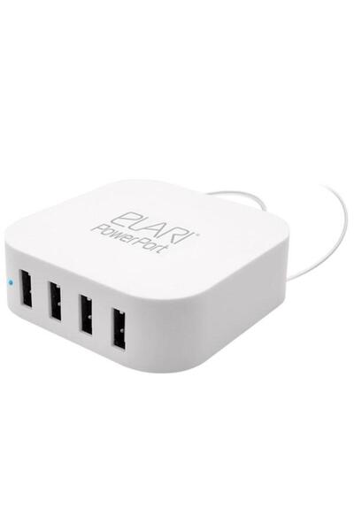 Elari PowerPort Mini Network Charger, 4 x USB, 2.1A (White)
