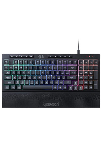 REDRAGON Tastatură de gaming Shiva, iluminare RGB, cu fir, USB (negru)