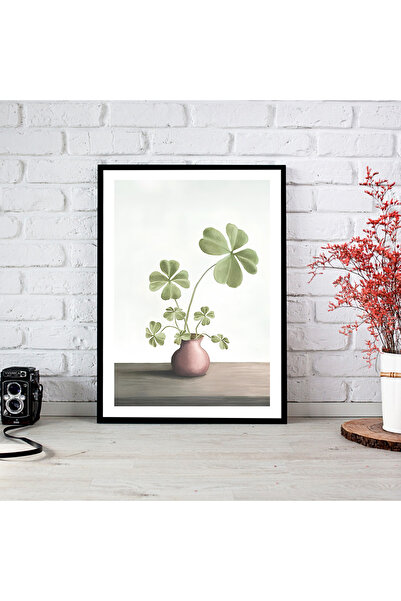 woodsia Tablou cu poster din lemn MDF cu aspect de cadru dintr-o bucată FWMD ...