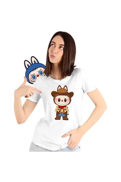 OEM Women's T-shirt Labubu Cowboy