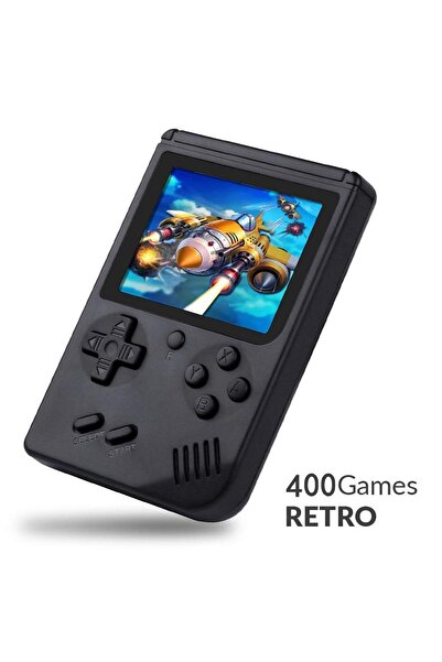 FOXMAG24 tetris game, 400 games, retro, portable console, black