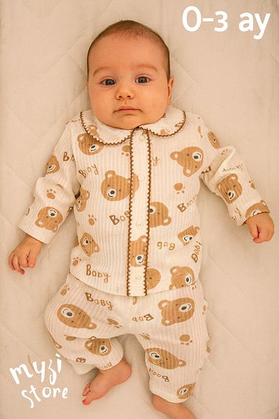 MYZİ STORE Baby Kids Pajama Set