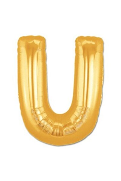 Skygo U Letter Foil Balloon Gold Color 40 inch