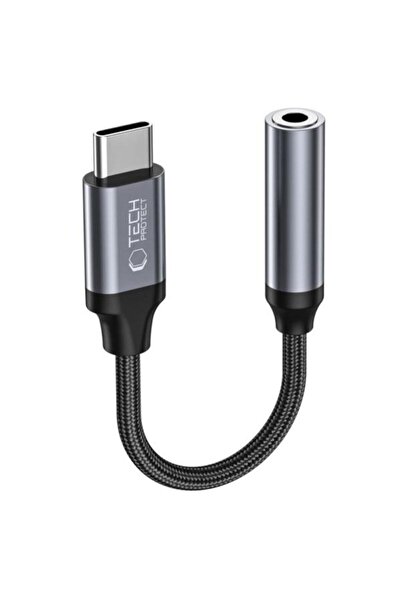 Tech-Protect Προσαρμογέας Ήχου USB-C - 3.5mm Ultraboost, Μαύρο