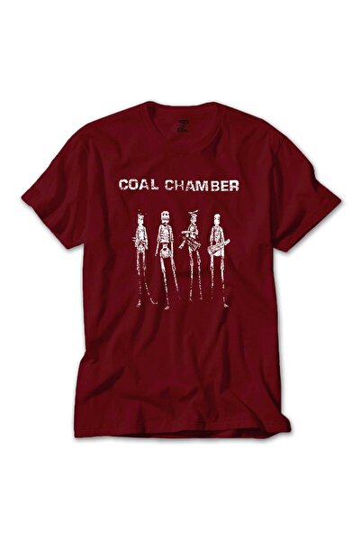 Megstill تي شيرت ملون بغرفة الفحم للأيام الداكنة لون أحمر مقاس S