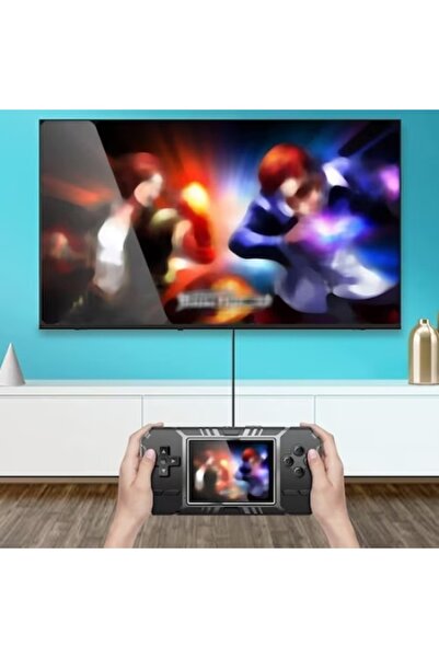 FOXMAG24 Game console, HD screen, TV connection, 3 inch, 520 built-in games, long-lasting battery