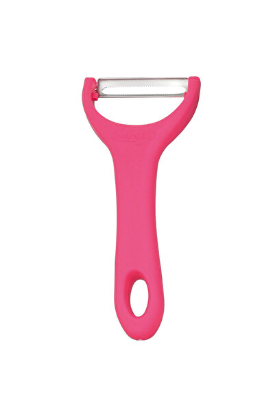 Solingen Mat Pembe Sapan Soyacak – Paslanmaz Alman Çeliği, Ergonomik Sap, Çift Yönlü Kullanım