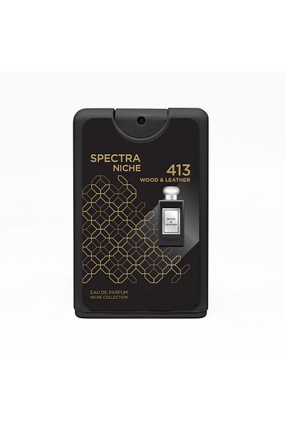 Spectra Pocket Niche 413 Wood & Leather EDP Unisex Perfume - 18ml