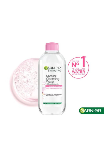 Garnier ماء ميسيلار منظف 400 مل للوجه والعينين والشفاه