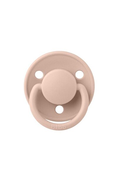 Bibs Suzeta De Lux Silicon, tetina rotunda, marime universala (0-3 ani) Blush,