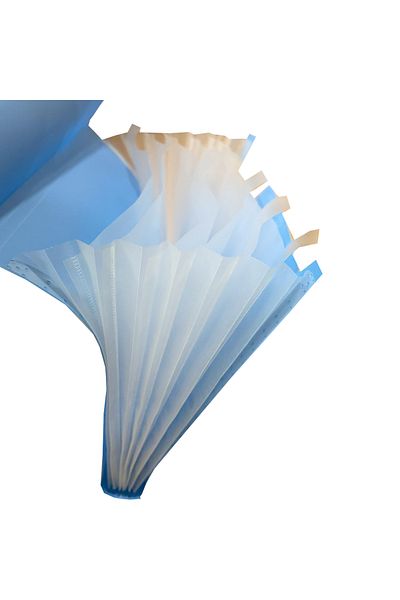FLY COLOR 7 Compartment Bellows Presentation File Elastic Blue 25*35cm