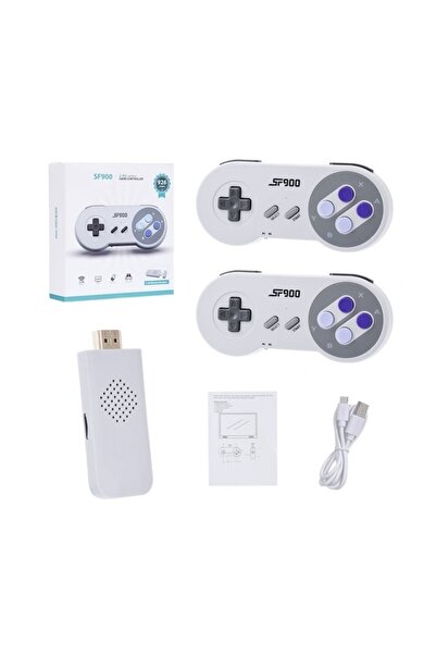 FOXMAG24 Game console, for PC or TV, with two wireless joysticks, 5000 games installed, HD compatibility