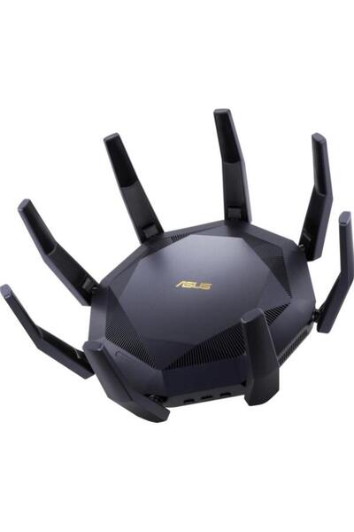 ASUS Router Wireless RT-AX89X, Gigabit, WiFi 6, Dual Band, 6000 Mbps, 8 Antene externe (Negru)