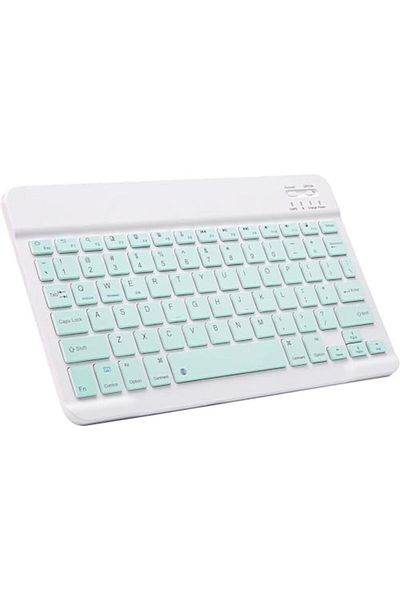 Shopi Ultra-Slim Bluetooth Keyboard Portable Mini Wireless Keyboard Rechargeable Compatible for Apple iPad