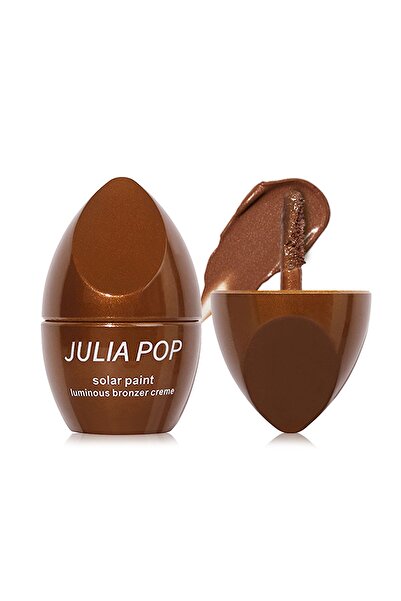 JULIA POP Face Contour Cream, Natural Matte Waterproof Luminous Bronzer Cream, Face Contour Illuminator Makeup