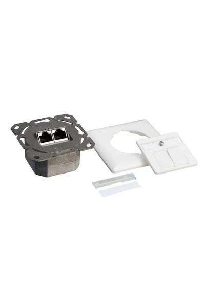 LogiLink Priza RJ-45 aplicabila cu 2 iesiri pt. cablu FTP, Cat 6 A, RJ-45 (M)...