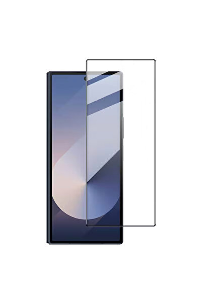 REDz Accessories Folie de sticlă pentru Samsung Z Fold 7, ecran exterior, lipici complet, margini negre