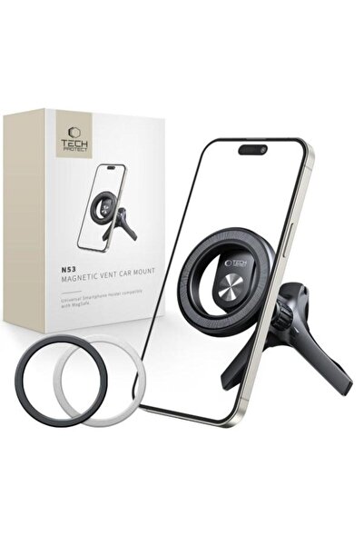 Tech-Protect Suport Auto Magnetic MagSafe N53-2 Air Vent, Universal, Negru