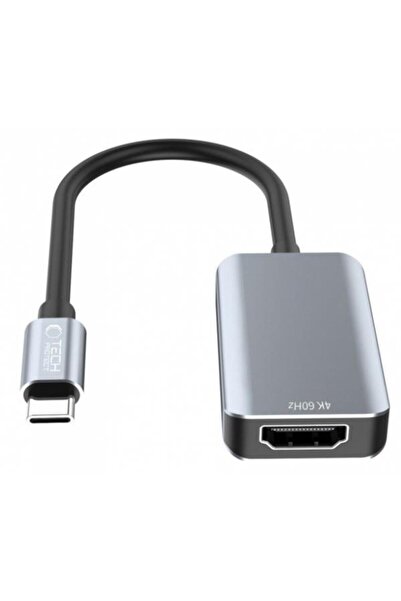 Tech-Protect Adaptor audio și video USB-C - HDMI Ultraboost, negru