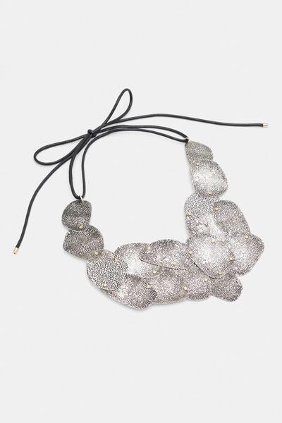 Pull & Bear Plakalı kolye