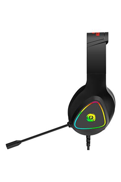 CANYON Căști de gaming GH-6, cu fir, iluminare RGB (negre)