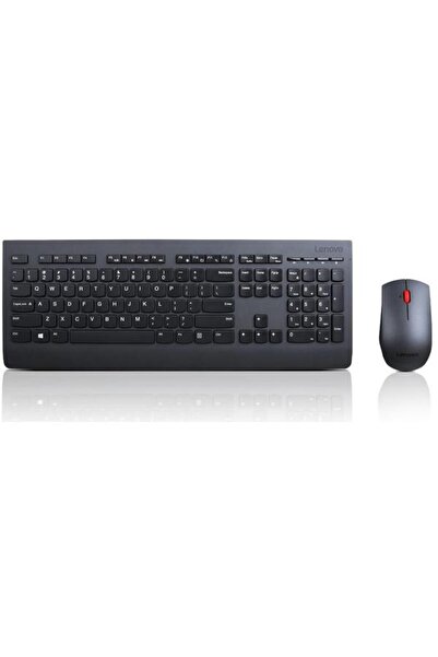 LENOVO Kit Tastatură Wireless Profesională, USB, Layout SUA (Negru)