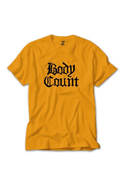 Megstill Εμπορεύματα Body Count Πολύχρωμο T-Shirt Κίτρινο Χρώμα Μέγεθος 5XL