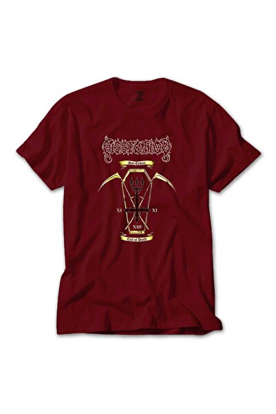 Generic Brand Dissection Cult Of Death Šarena majica crvene boje, veličina M