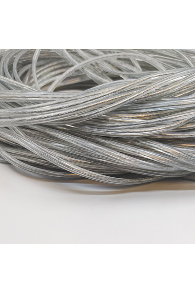 Retro Vitrini 2x0,50 Balık Sırtı (Yassı) Kablo Şeffaf Renk 1 Metre