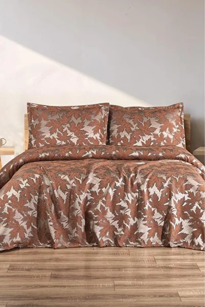 Çeyiz Diyarı Set dublu Pique Plane 3 piese 230x250 Portocaliu